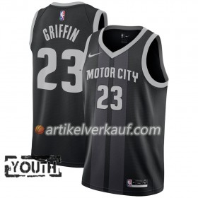 NBA Detroit Pistons Trikot Blake Griffin 23 2018-19 Nike City Edition Schwarz Blau Swingman - Kinder